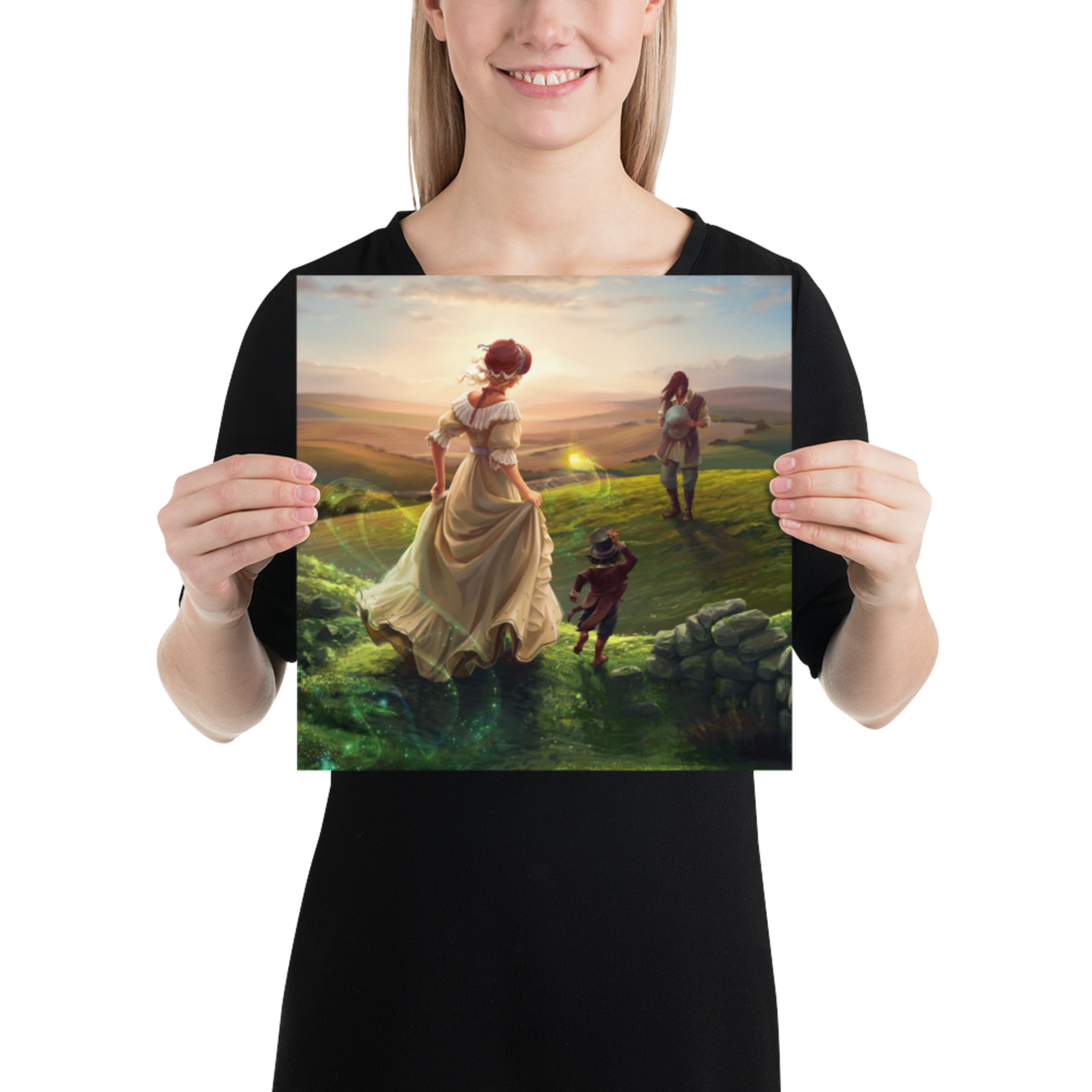 Miss Landon and Aubranael Art Poster