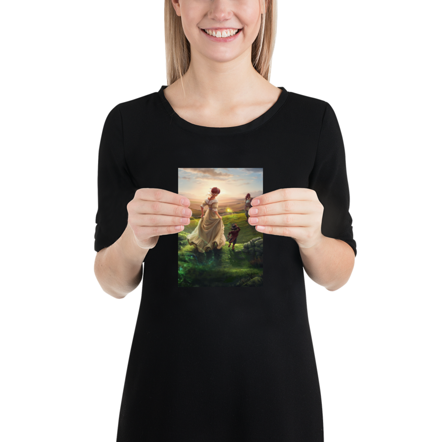 Miss Landon and Aubranael Art Poster